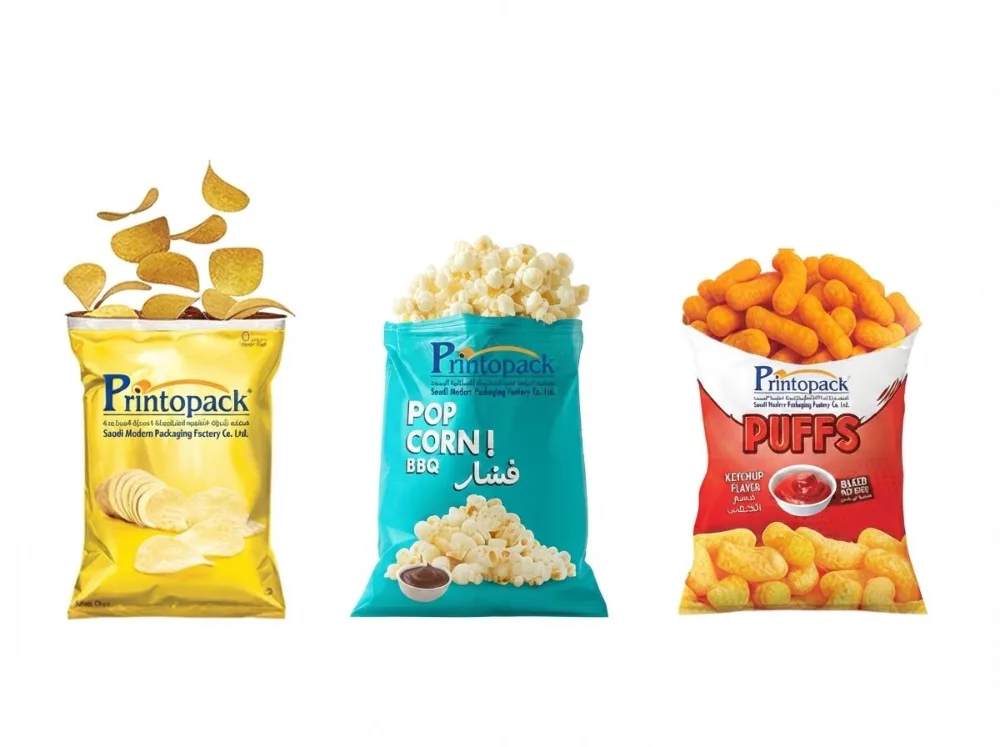 Chips, Tortilla, Rice Crackers, Potato Sticks, Popcorn, Puff Corn